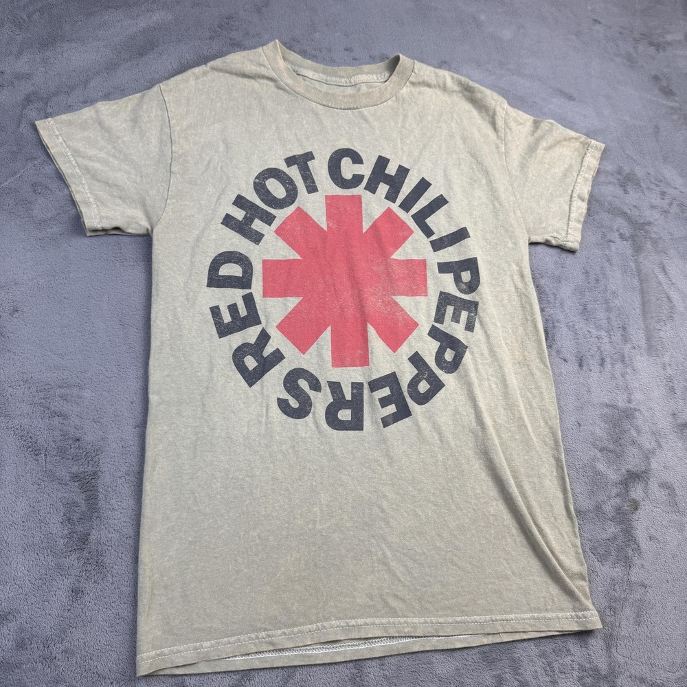 Red Hot Chili Peppers Shirt‎ Mens Small Gray Band Tee Rock Music 2022 Graphic